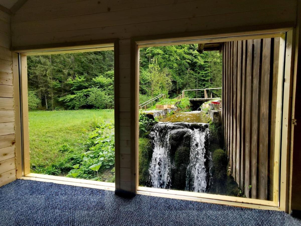 Wooden House With A Waterfall "Stipanov Mlin" Villa Plitvička Jezera Exterior foto